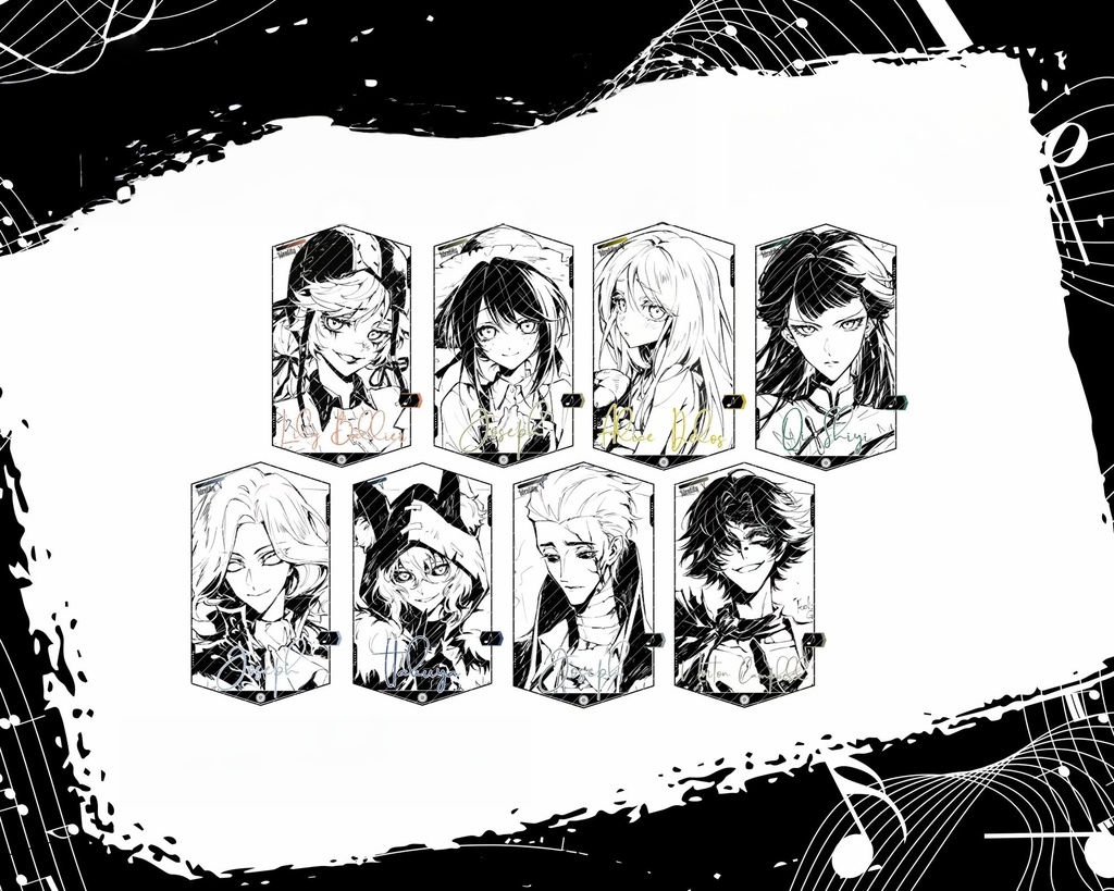 第五人格　IdentityV　キーホルダー　ストラップ　「フールズ・ゴールド」　骨董商　「少女」　写真家　夜の番人　応援団　庭師　隠者