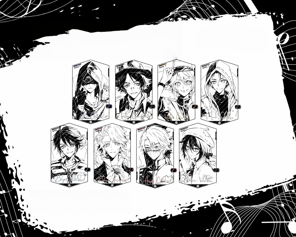 第五人格　IdentityV　キーホルダー　ストラップ　ポストマン　探鉱者　作曲家　画家　納棺師　「囚人」　占い師　傭兵