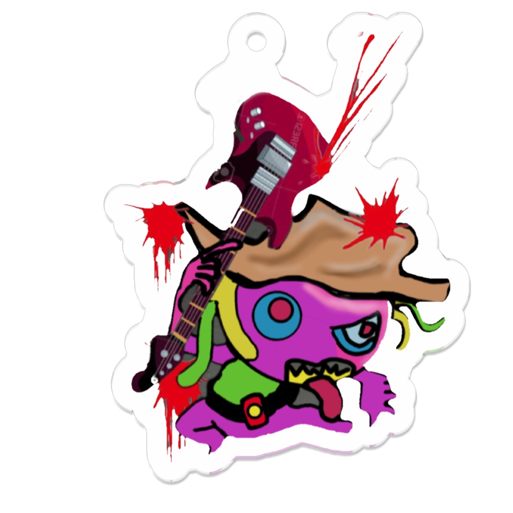 ギターモンスターアクキー