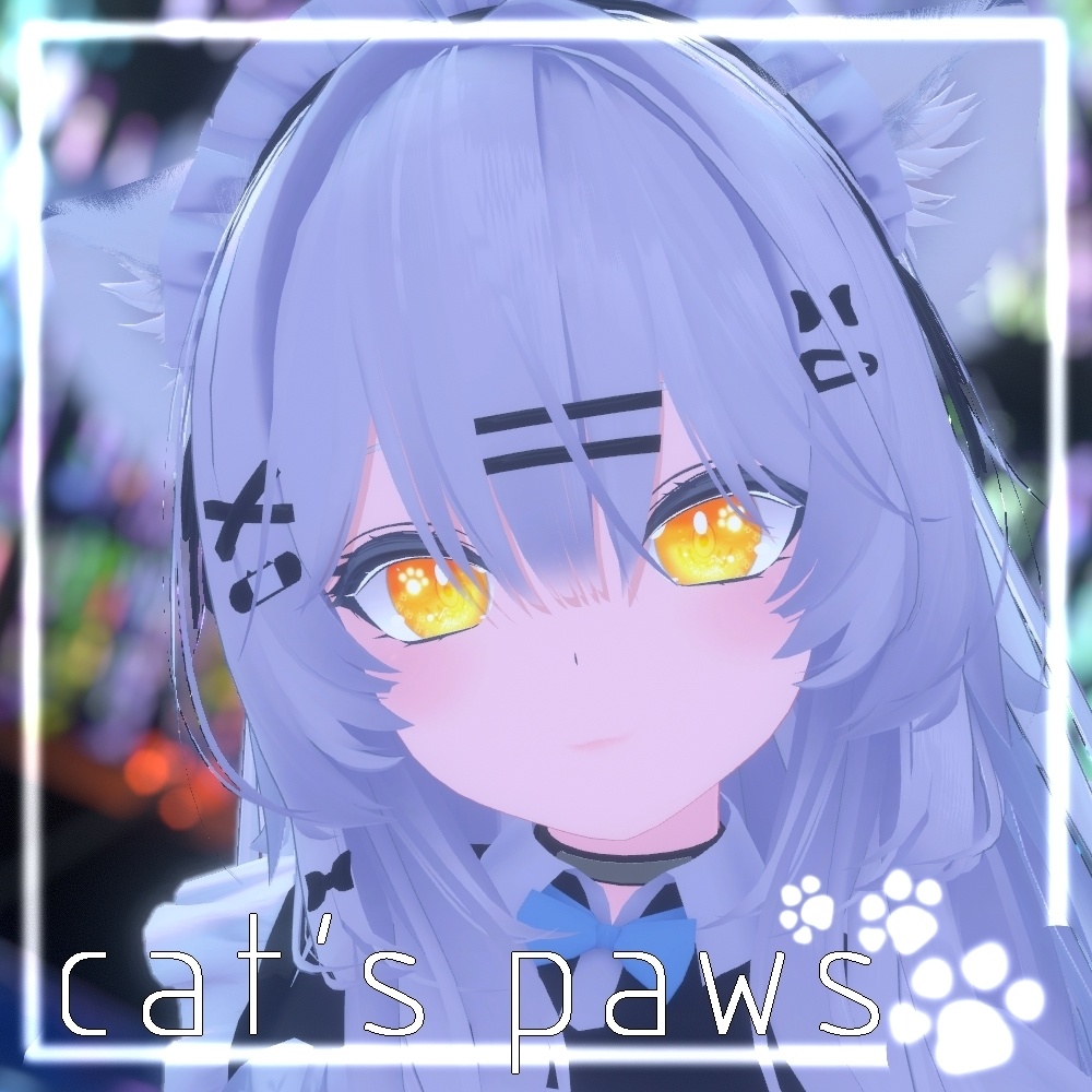 【瑞希 mizuki】cat's pawsアイテクスチャ Ver.2【8色+BKカラー8色+発光テスクチャ8色】/ eye texture