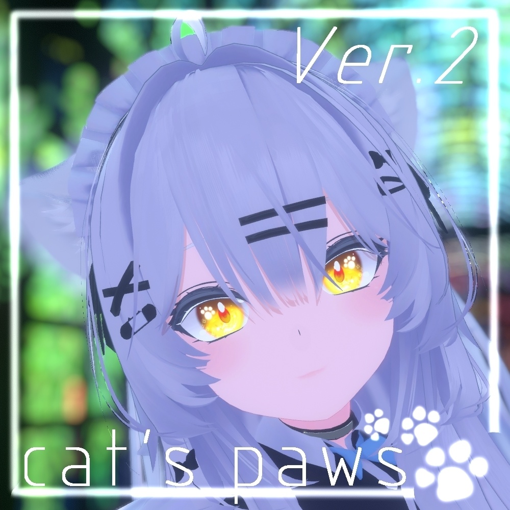 【瑞希 mizuki】cat's pawsアイテクスチャ Ver.2【8色+BKカラー8色+発光テスクチャ8色】/ eye texture