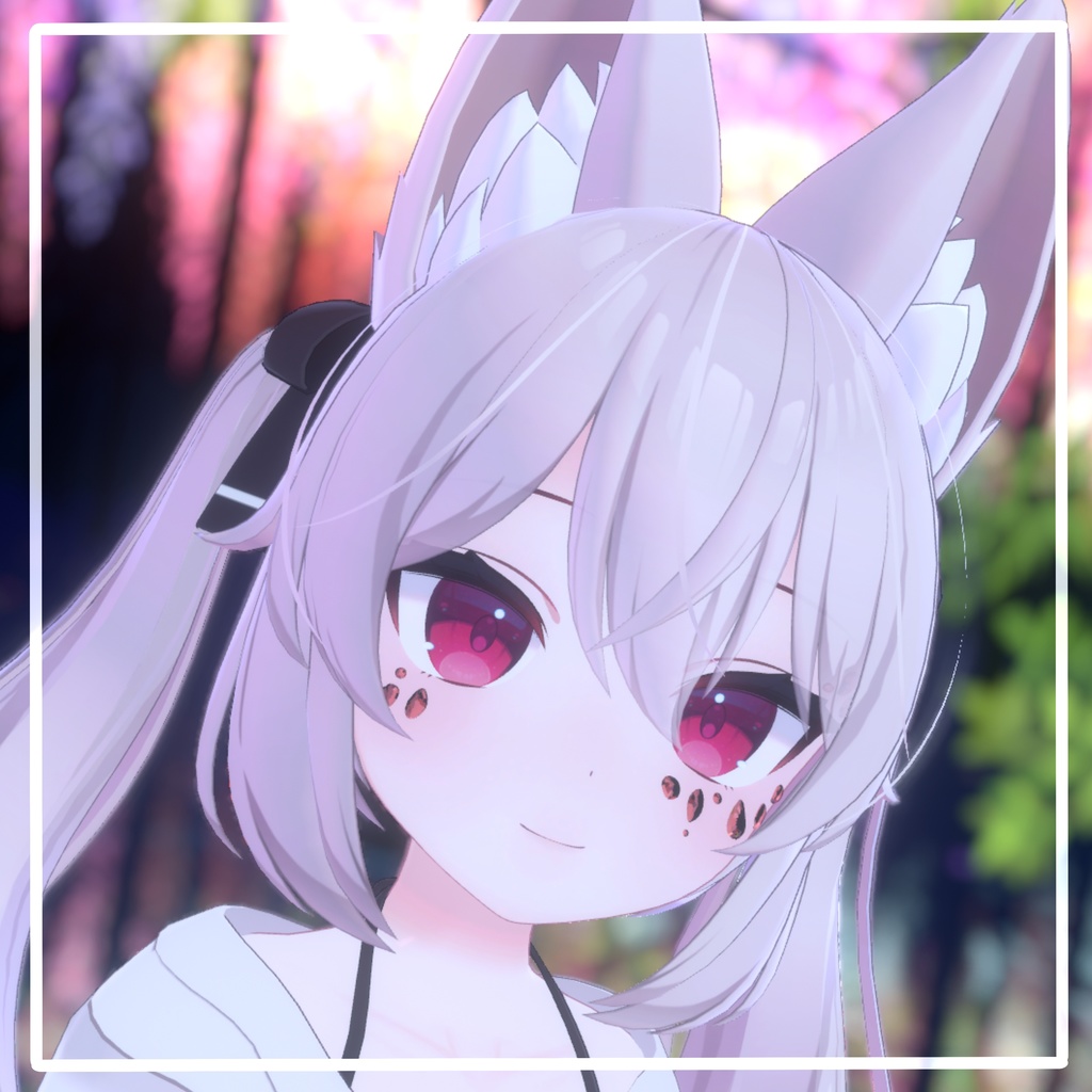 【VRChat想定】宝石メイク 【11アバターMA対応・基本表情追従設定済み】