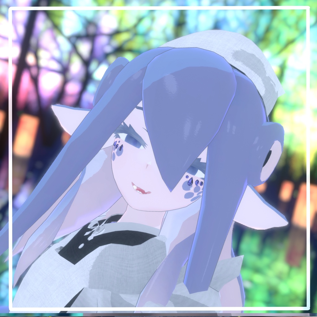 【VRChat想定】宝石メイク 【11アバターMA対応・基本表情追従設定済み】