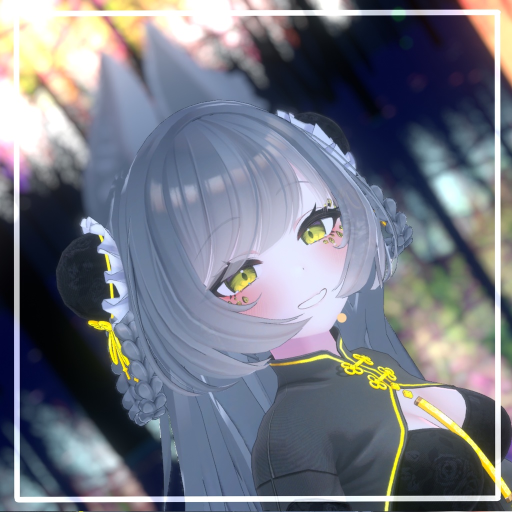 【VRChat想定】宝石メイク 【11アバターMA対応・基本表情追従設定済み】