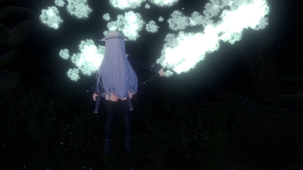 【ギミック付き3Dモデル】GreatSword Gimmick【Ceremonial Blade of the Guiding Moon / 導月の儀剣】Ver.1.00 VRChat想定 抜刀・納刀音付き【MA対応】