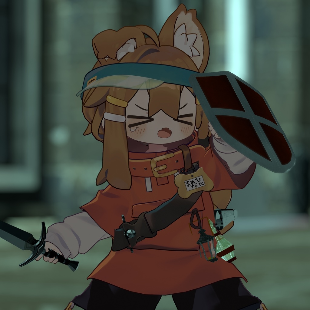 【ギミック付き3Dモデル】はじまりの旅路 冒険者スターターキット Ver.1.00 VRChat想定 抜刀・納刀音付き【MA対応】