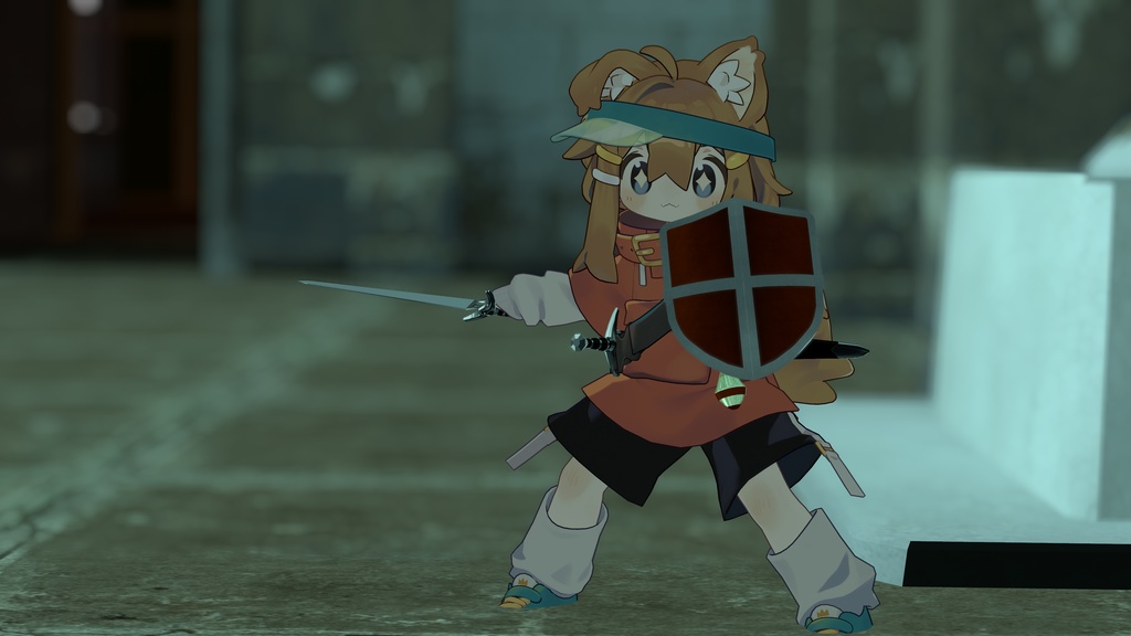 【ギミック付き3Dモデル】はじまりの旅路 冒険者スターターキット Ver.1.00 VRChat想定 抜刀・納刀音付き【MA対応】