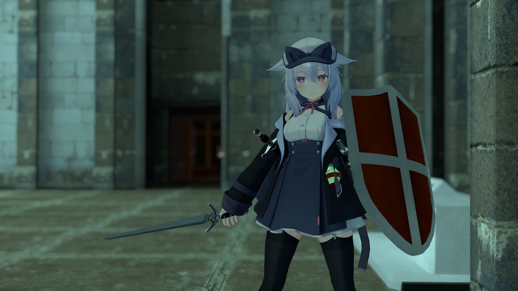 【ギミック付き3Dモデル】はじまりの旅路 冒険者スターターキット Ver.1.00 VRChat想定 抜刀・納刀音付き【MA対応】