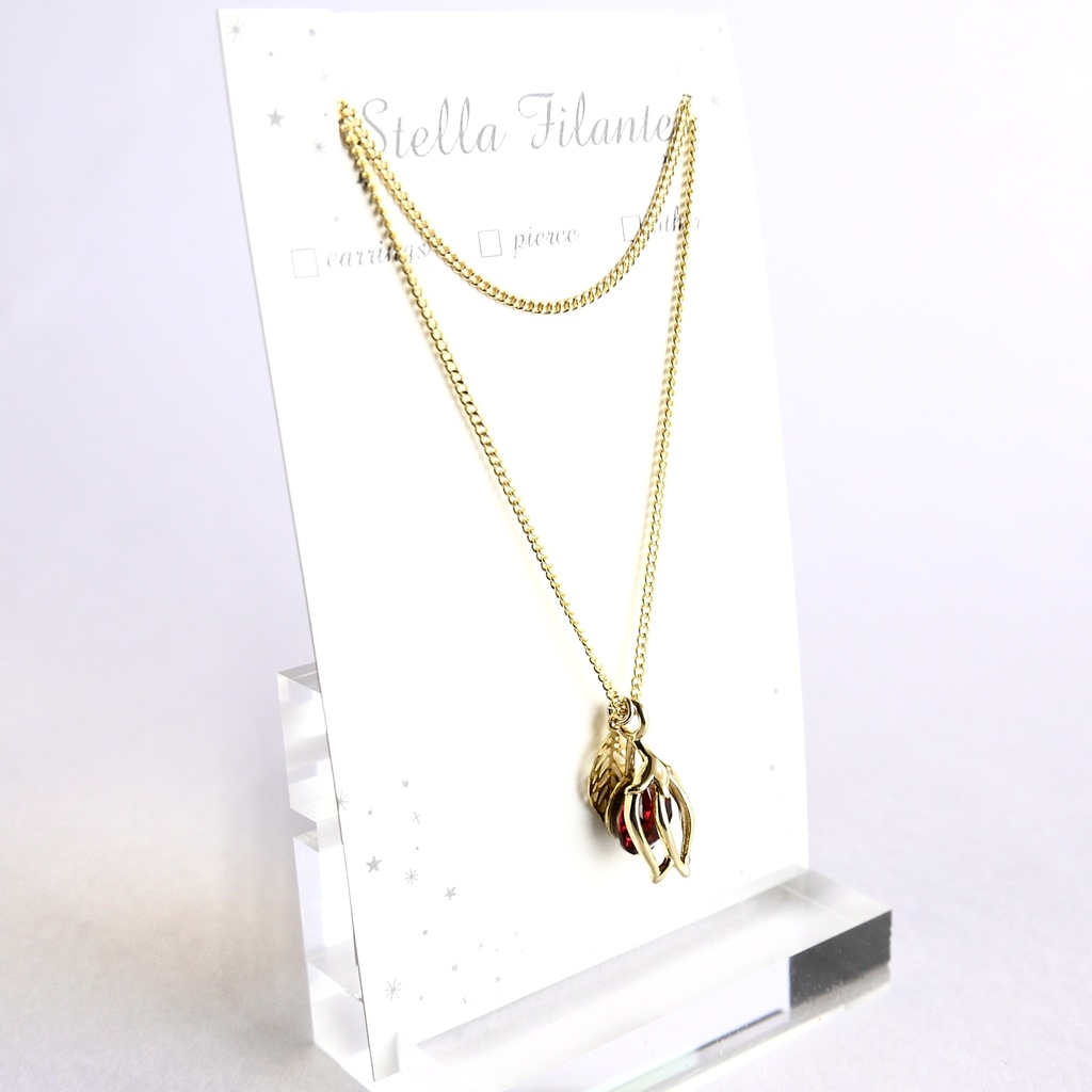 【推し色シリーズ】チューリップネックレス