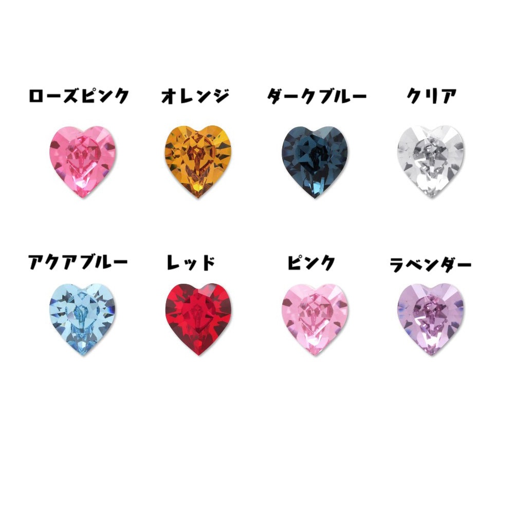 【推し色シリーズ】小悪魔ハートと薔薇のハロウィンイヤリング・ピアス