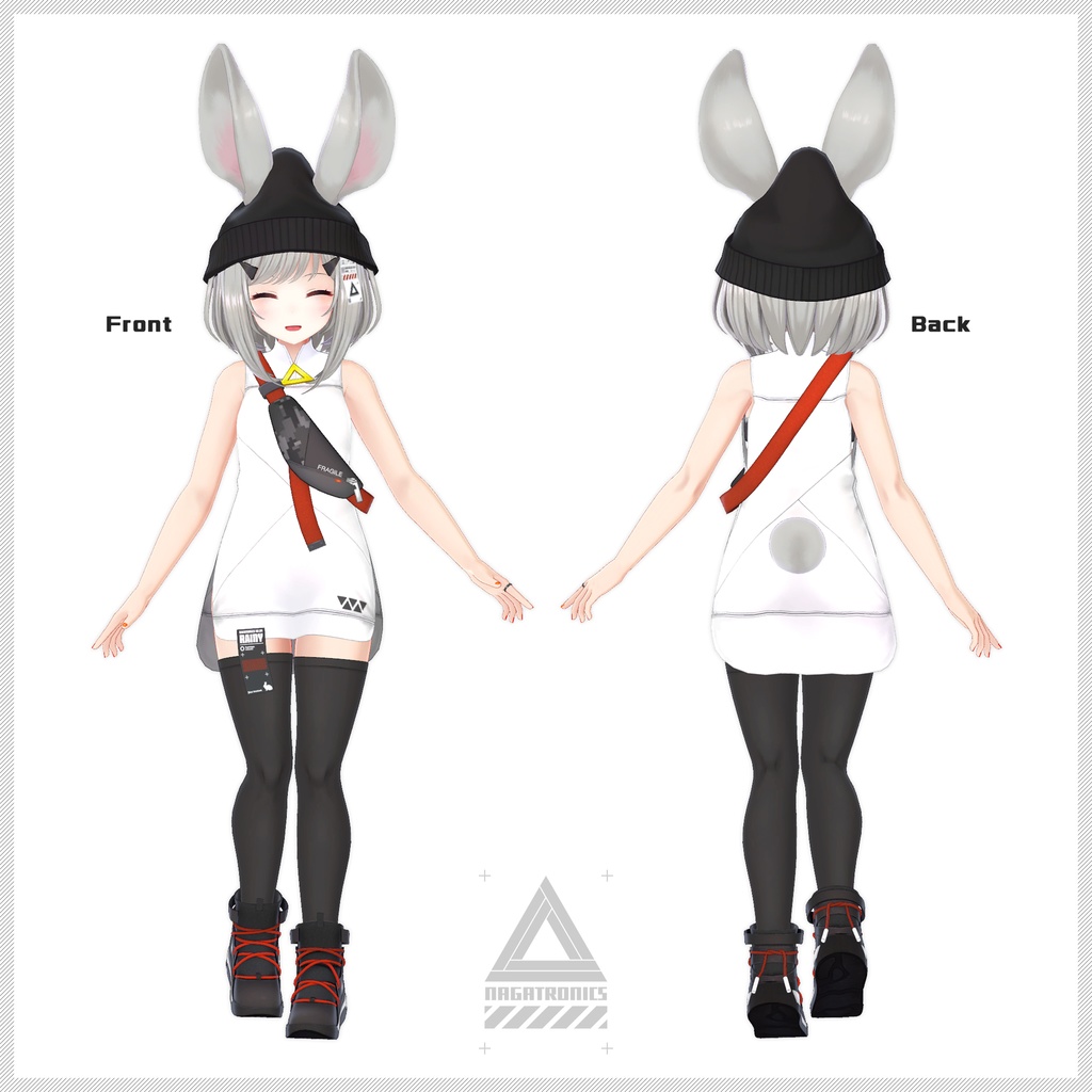 オリジナル3Dモデル『レイニィ』