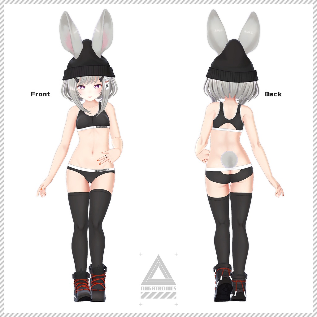 オリジナル3Dモデル『レイニィ』