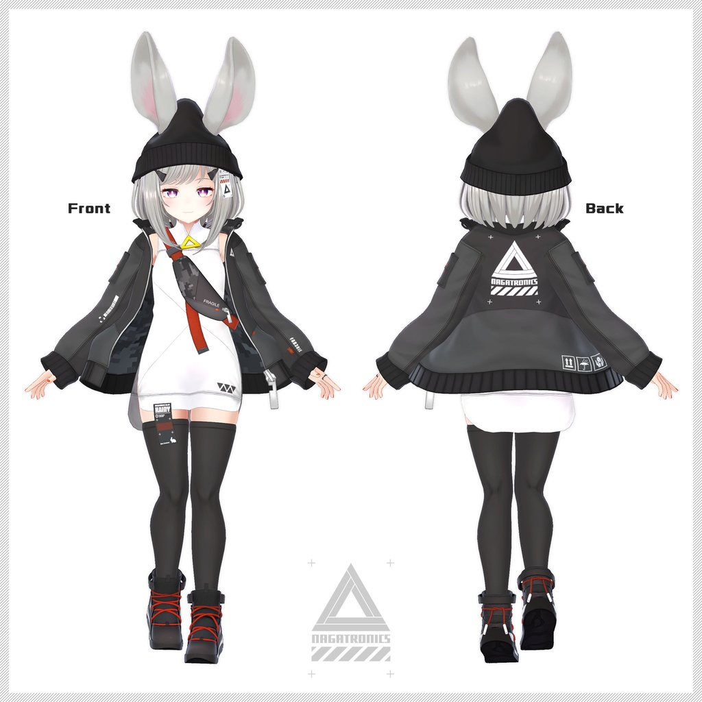 オリジナル3Dモデル『レイニィ』