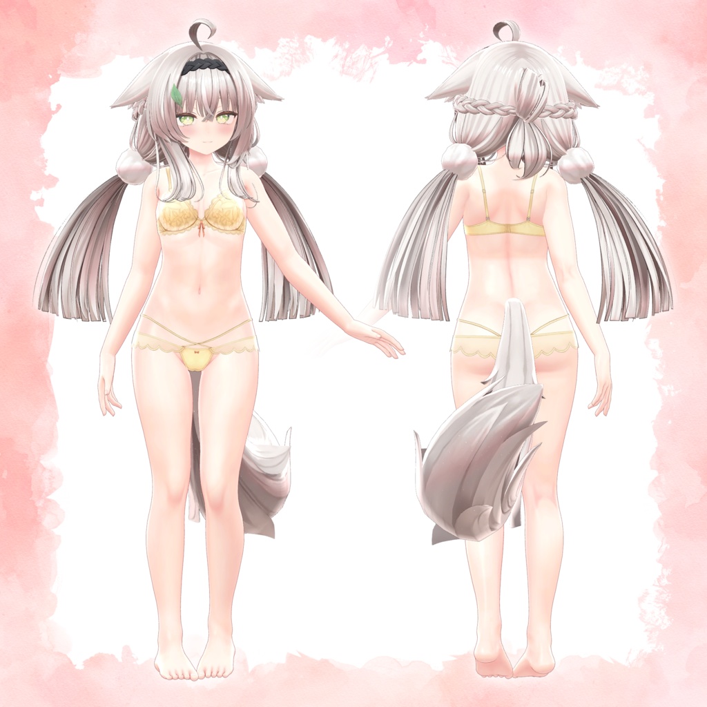 オリジナル3Dモデル『シエリィ』