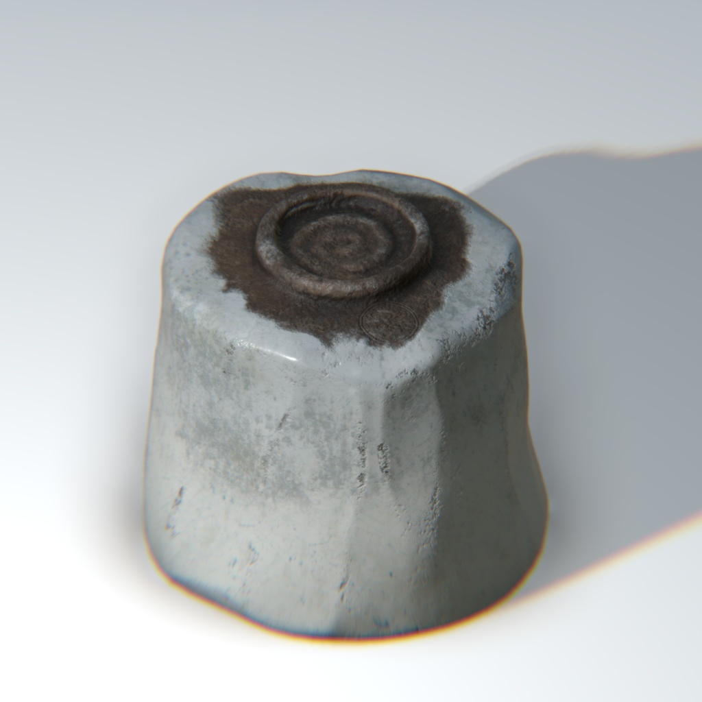 白楽茶碗 銘「霜晨(そうしん)」