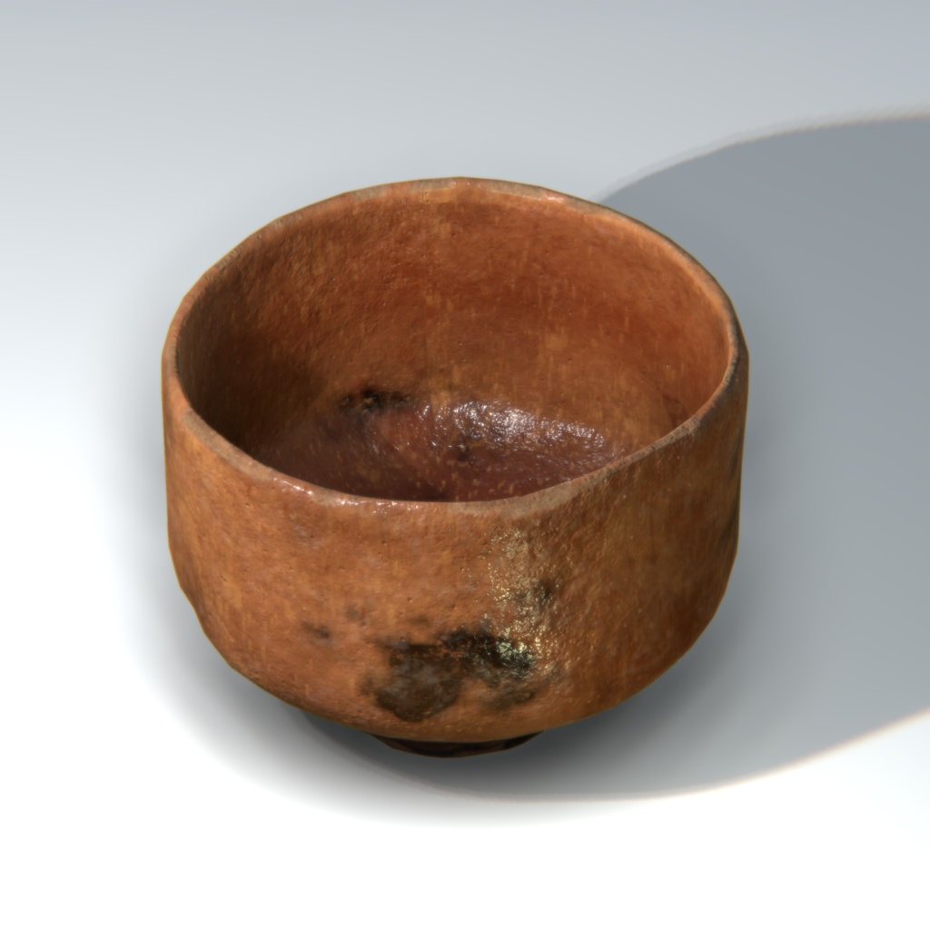 赤楽茶碗 銘「寂陽(じゃくよう)」