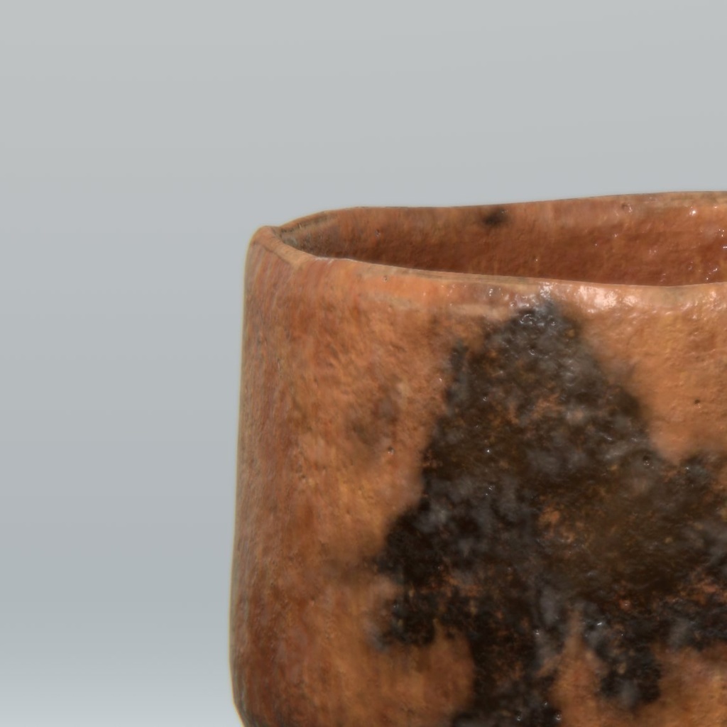 赤楽茶碗 銘「寂陽(じゃくよう)」