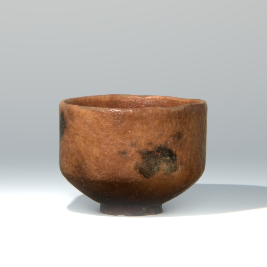 赤楽茶碗 銘「寂陽(じゃくよう)」