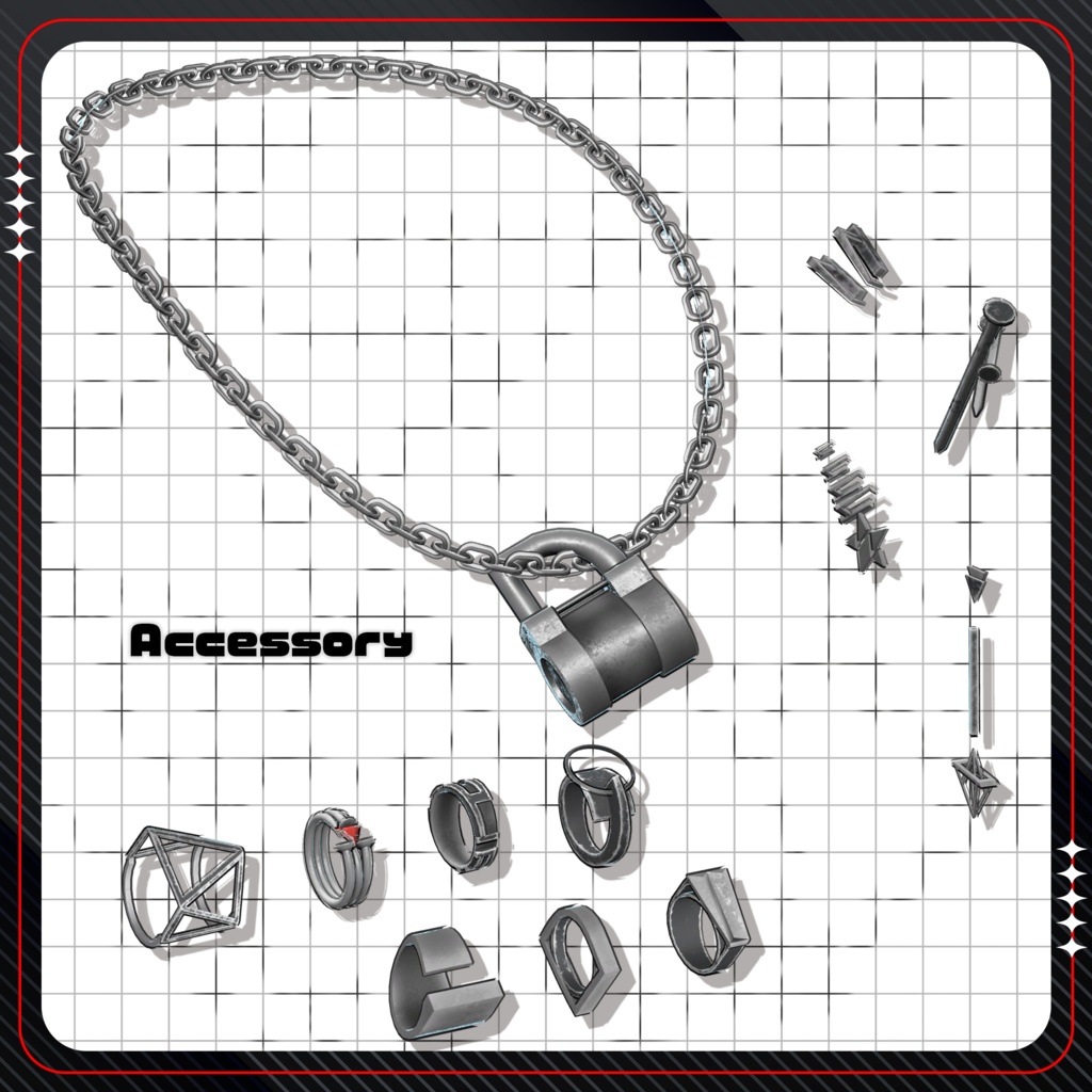 【6アバター対応】MUROMU LOOK SETUP -むろむルックセットアップ-