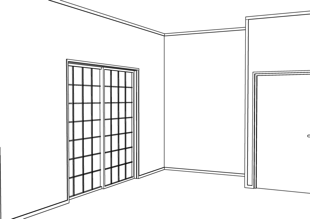 CLIP STUDIO用 室内3D背景素材