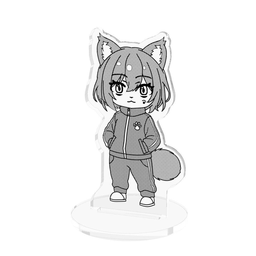 ナルシスアクリルスタンド(ナルシスさんはウェザりたいモノクロ)