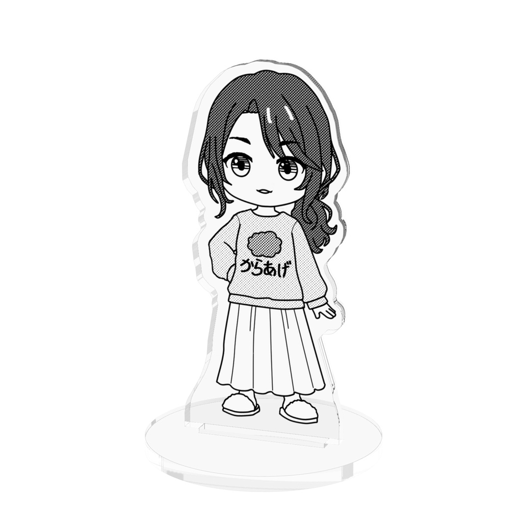 リリアアクリルスタンド（ナルシスさんはウェザりたいモノクロ）