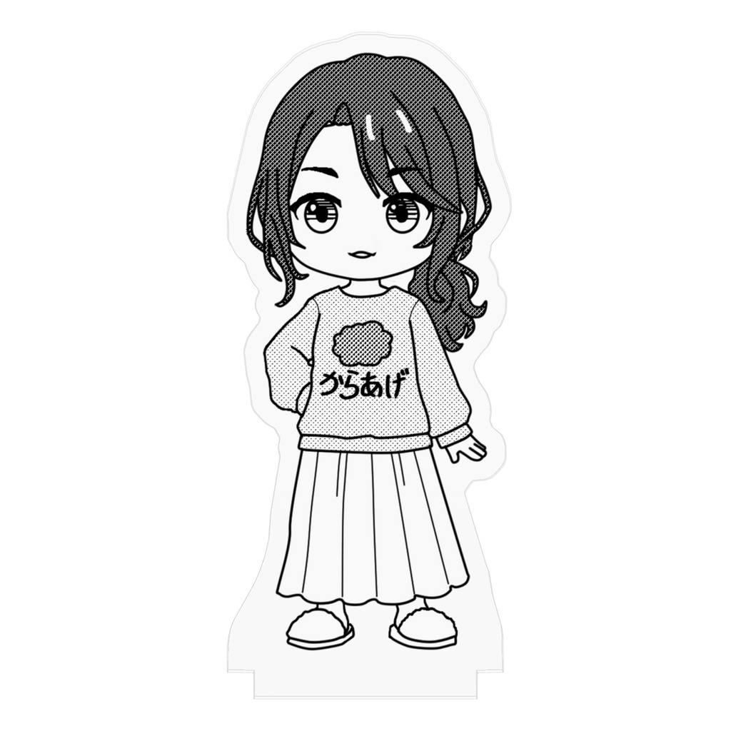 リリアアクリルスタンド(ナルシスさんはウェザりたいモノクロ)