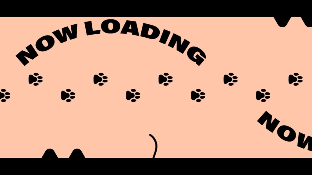 配信用ロード画面　nyan　Loading screen nyan