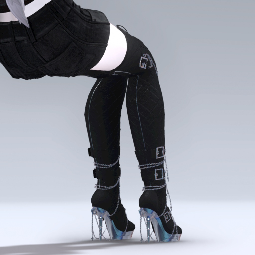 【#Ashenclothes】Gosu Boots 【VRChat】