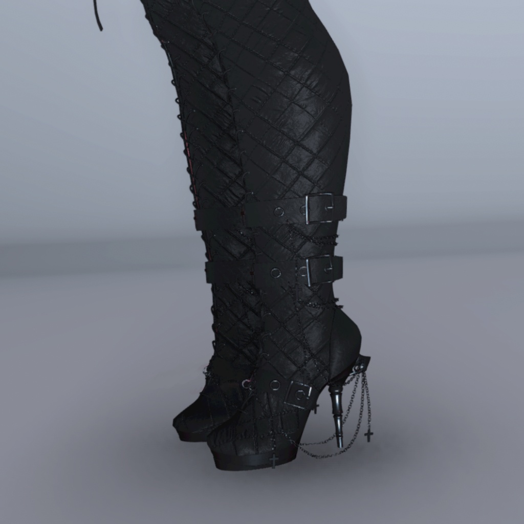 【#Ashenclothes】Gosu Boots 【VRChat】