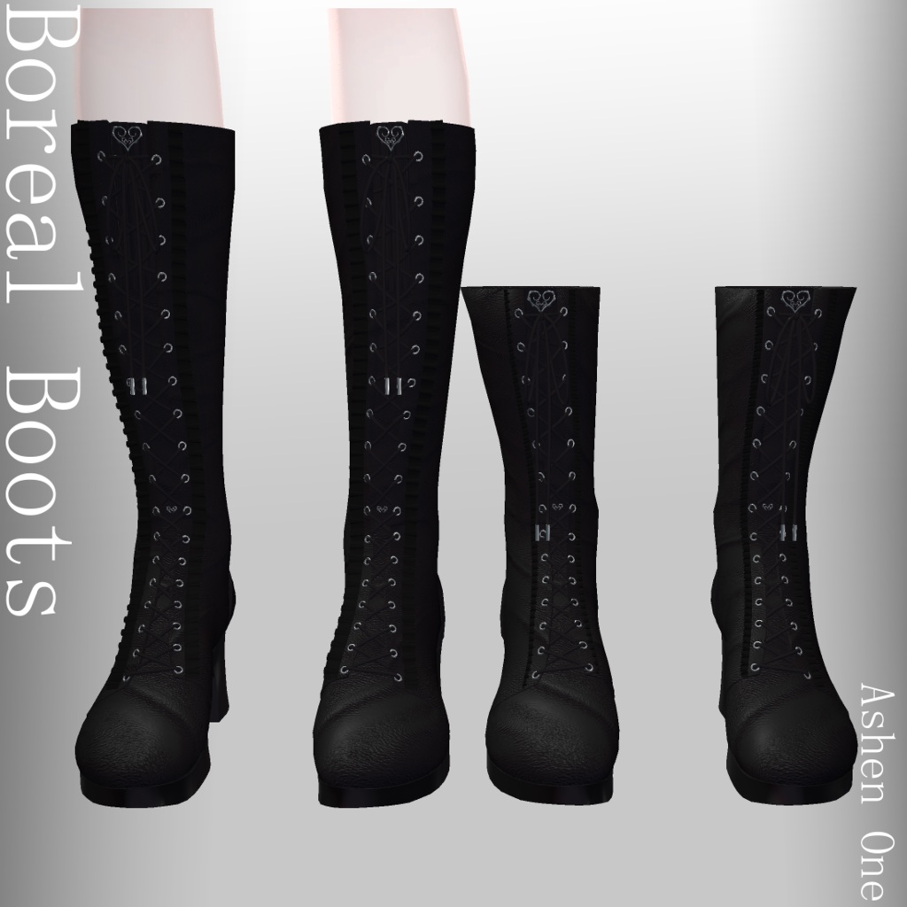 【#Ashenclothes】Boreal Boots【VRChat】