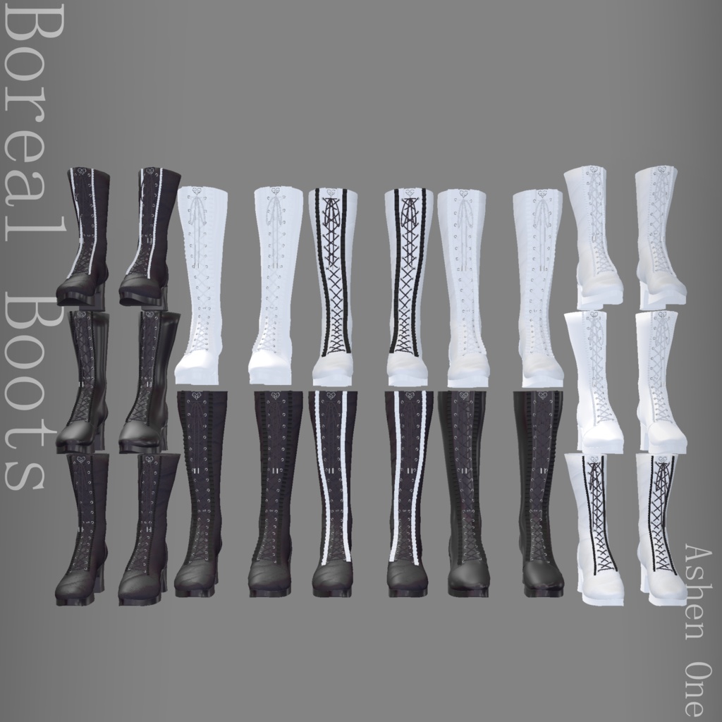 【#Ashenclothes】Boreal Boots【VRChat】