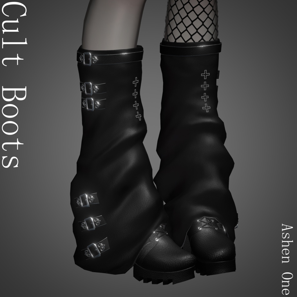 【Ashenone】CULT Boots【VRChat】