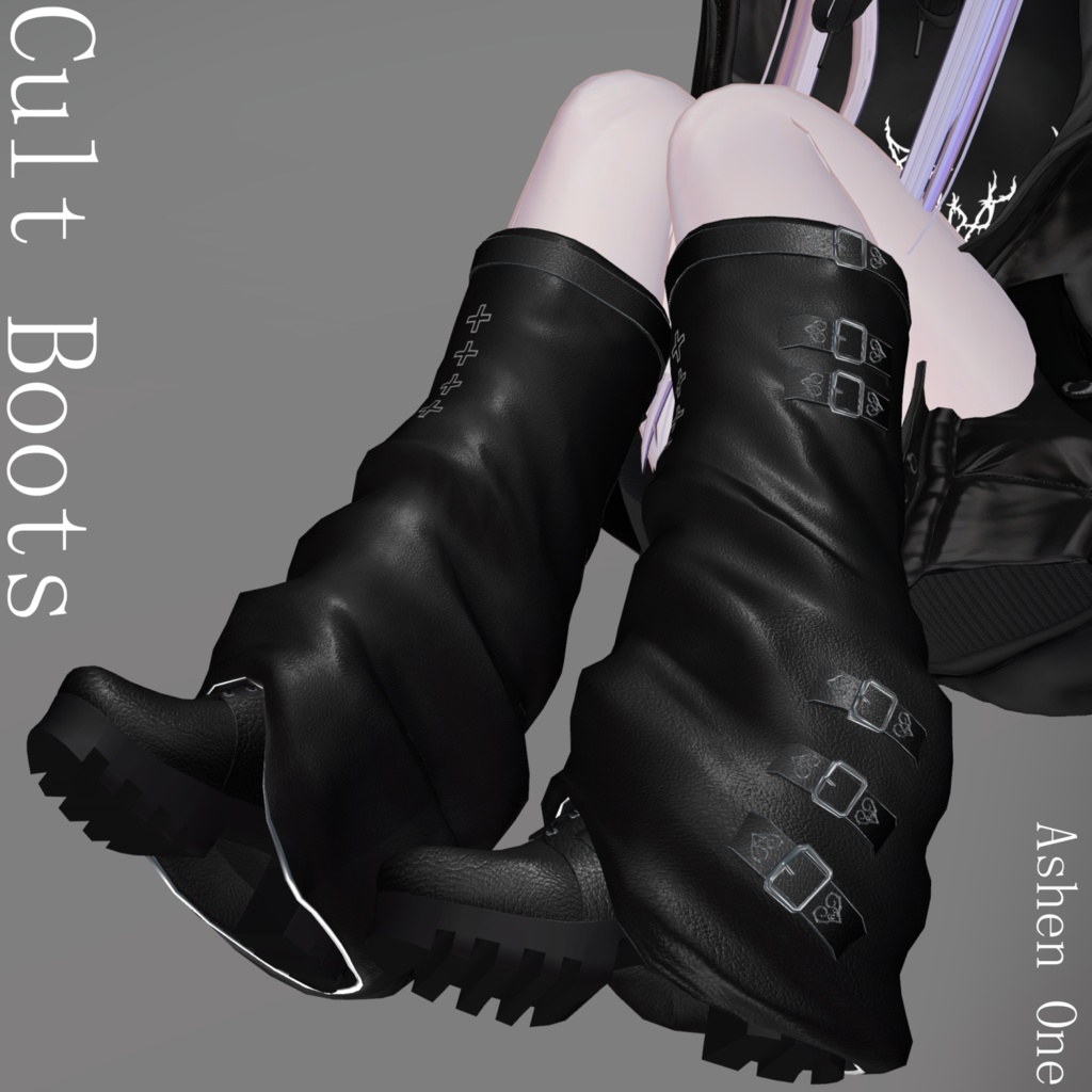 【Ashenone】CULT Boots【VRChat】