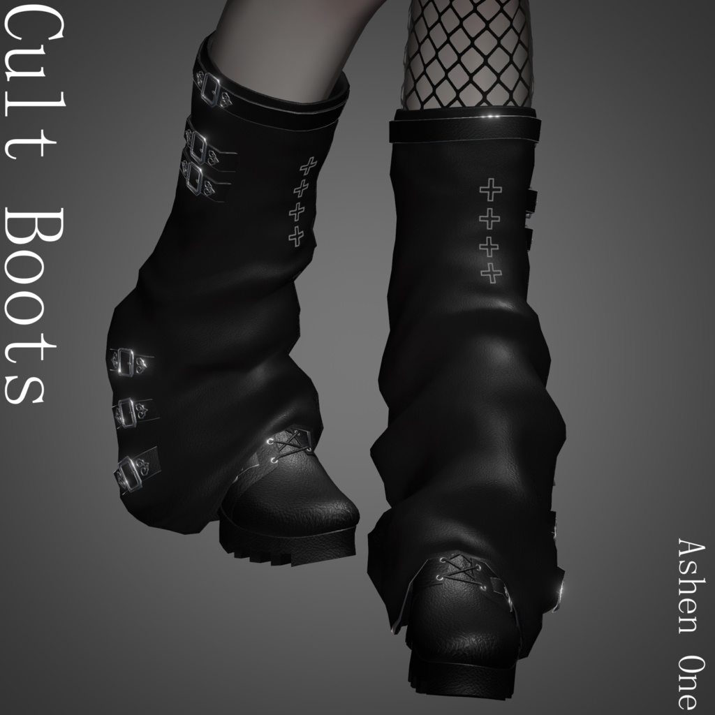 【Ashenone】CULT Boots【VRChat】
