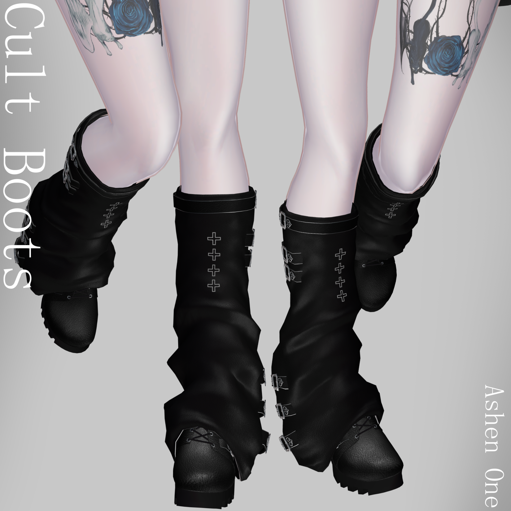 【Ashenone】CULT Boots【VRChat】