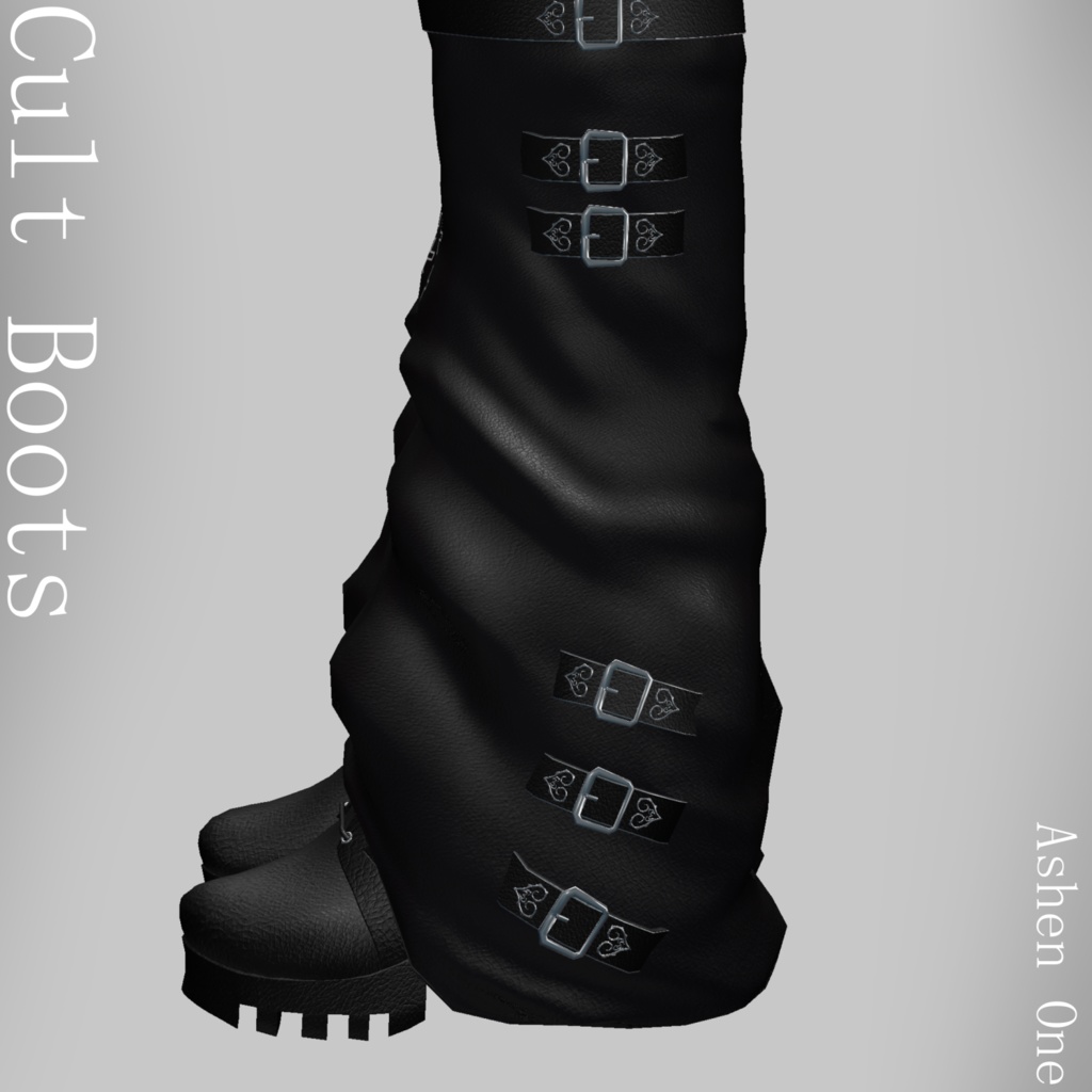 【Ashenone】CULT Boots【VRChat】