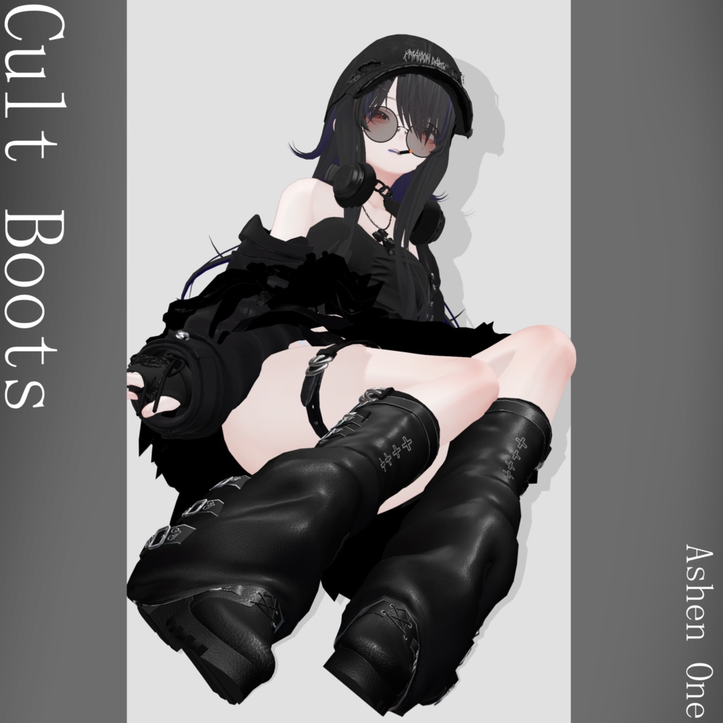 【Ashenone】CULT Boots【VRChat】