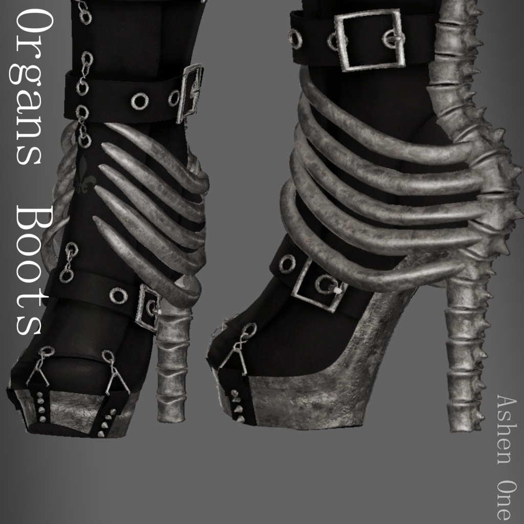 【#Ashenclothes】Organs Boots【VRChat】