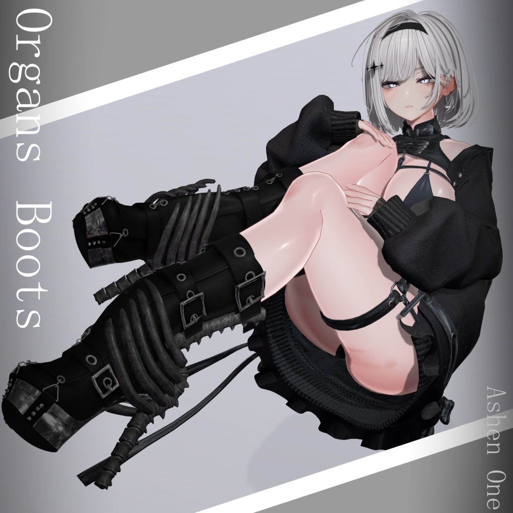 【#Ashenclothes】Organs Boots【VRChat】