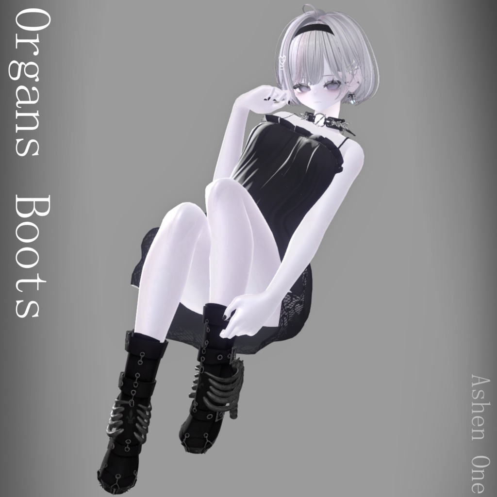 【#Ashenclothes】Organs Boots【VRChat】