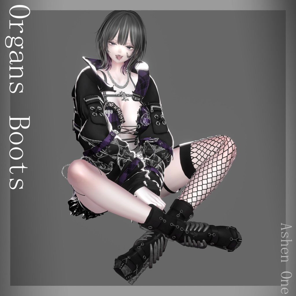 【#Ashenclothes】Organs Boots【VRChat】