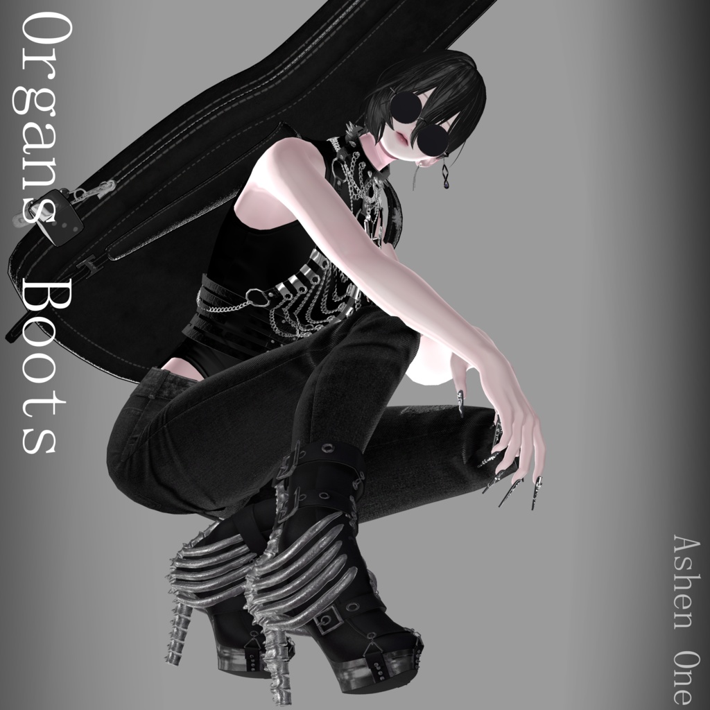 【#Ashenclothes】Organs Boots【VRChat】
