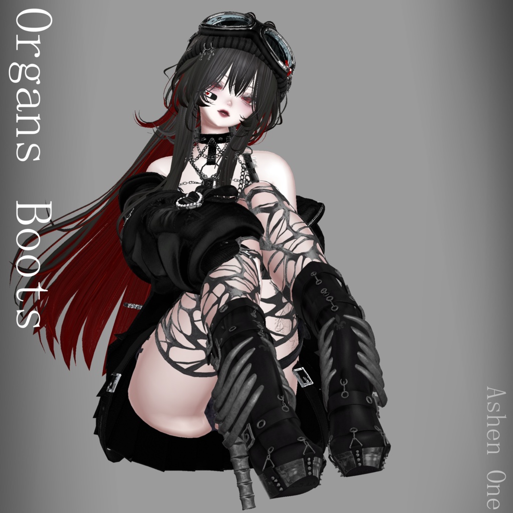 【#Ashenclothes】Organs Boots【VRChat】