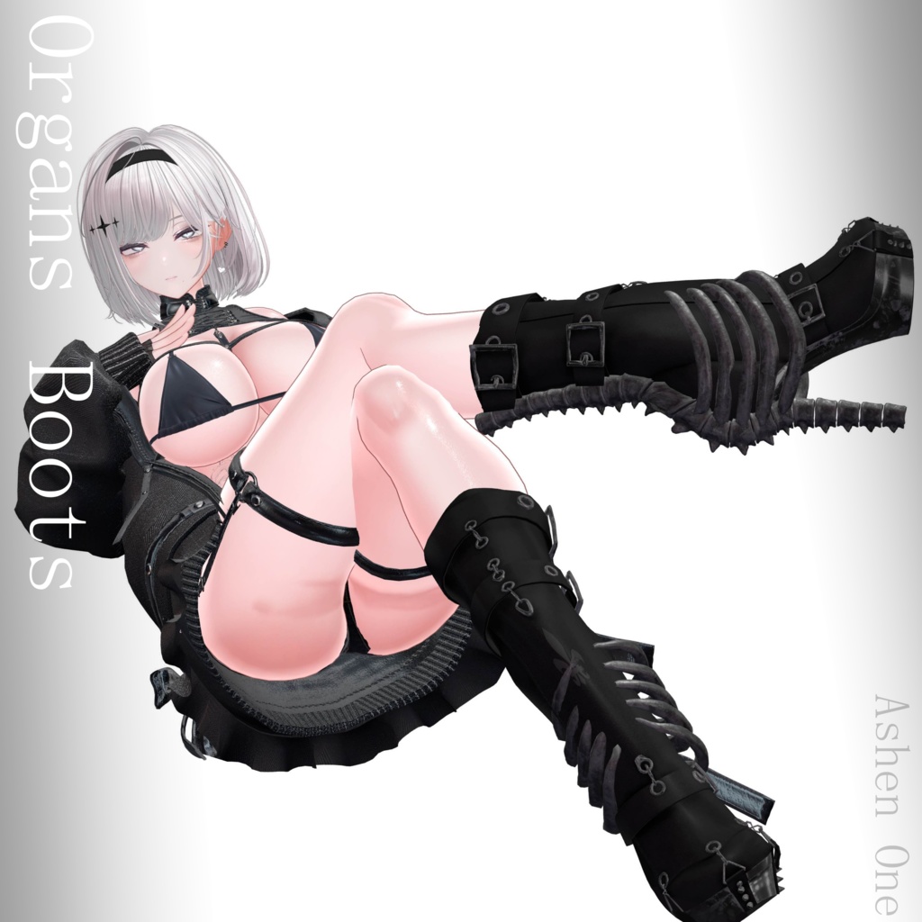 【#Ashenclothes】Organs Boots【VRChat】