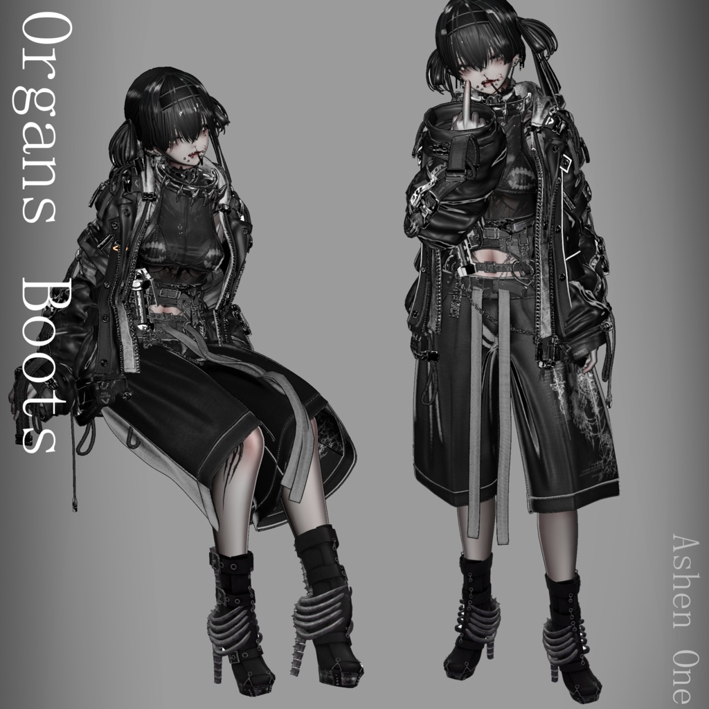 【#Ashenclothes】Shinra ValuePack【VRChat】