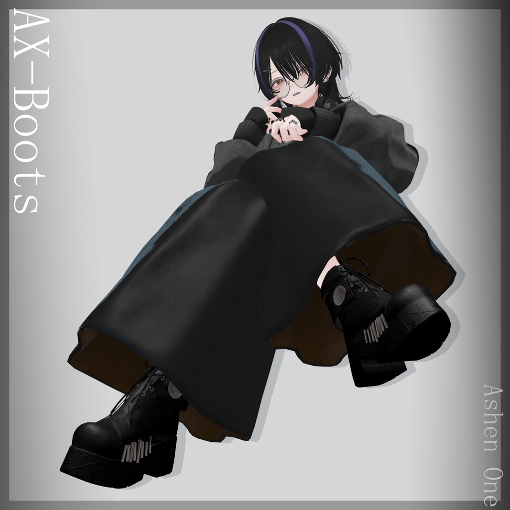 【#Ashenclothes】AX Boots【VRChat】