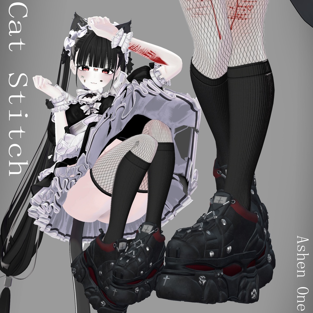 【#Ashenclothes】Cat stitch【VRChat】