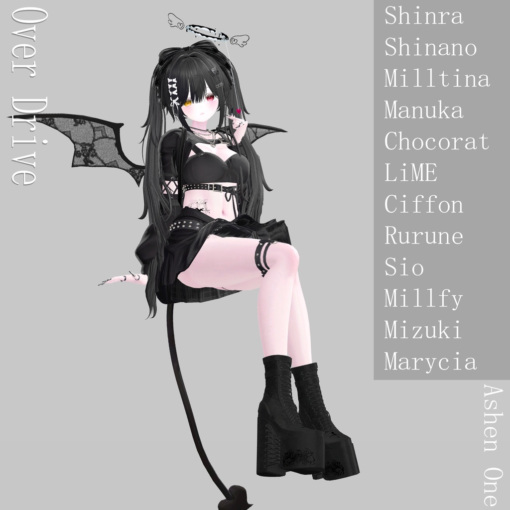 【販売記念セール】Over Drive【VRChat】 12Avatar対応 #Ashenclothes