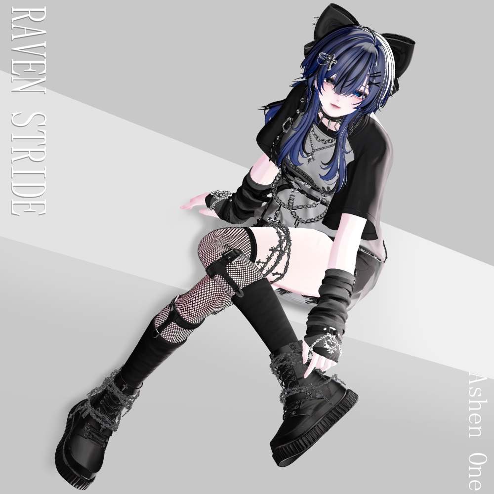 【#Ashenclothes】RAVEN STRIDE【VRChat】 20Avatar対応